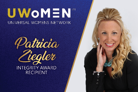 Universal Women's Network Integrity Award Winner Patricia Ziegler