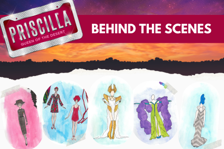 Drayton's 'PRISCILLA QUEEN OF THE DESERT' Logo beside 