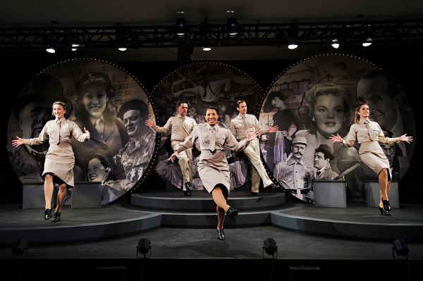 Performers dancing