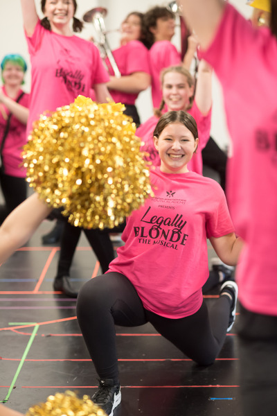 Rehearsals for the Drayton Entertainment Youth Academy High School Musical Program Production of Legally Blonde