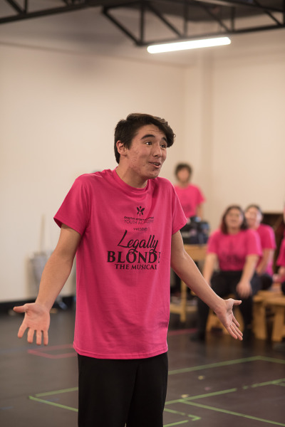 Rehearsals for the Drayton Entertainment Youth Academy High School Musical Program Production of Legally Blonde