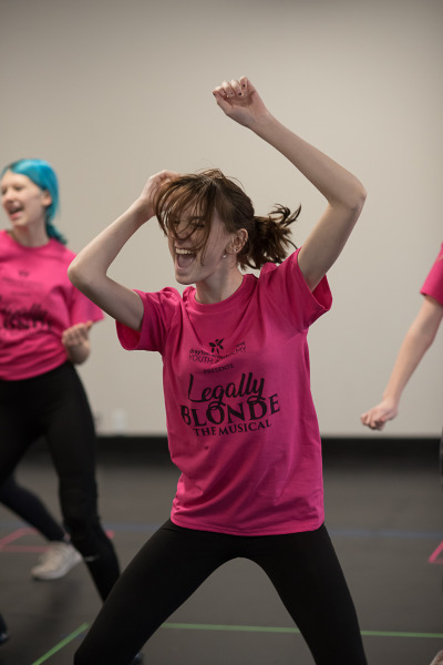 Rehearsals for the Drayton Entertainment Youth Academy High School Musical Program Production of Legally Blonde