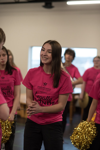 Rehearsals for the Drayton Entertainment Youth Academy High School Musical Program Production of Legally Blonde