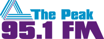 95.1 FM The Peak Logo