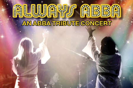 Promotional image for the Always Abba tribute show