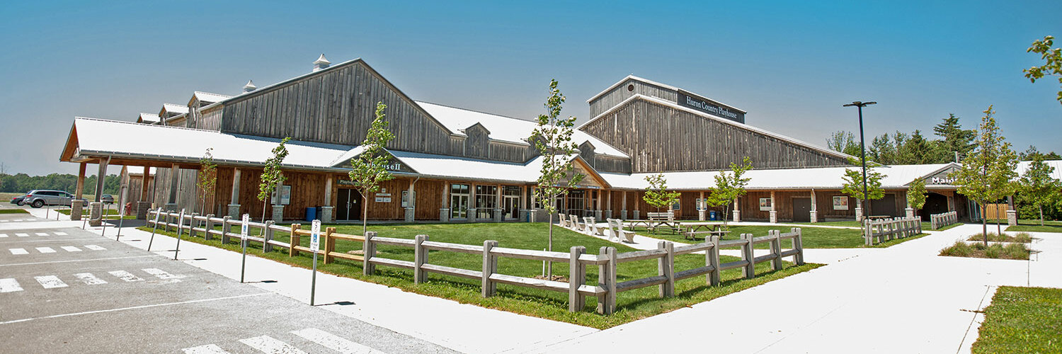 huron country playhouse outside building view