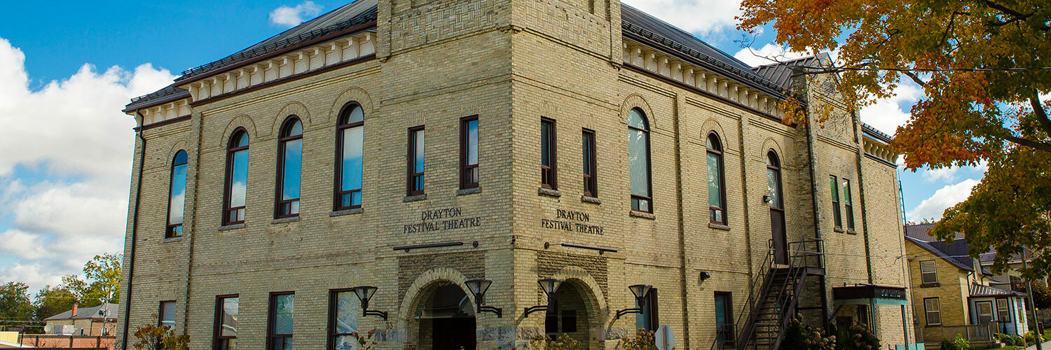 drayton festival theatre building outside view