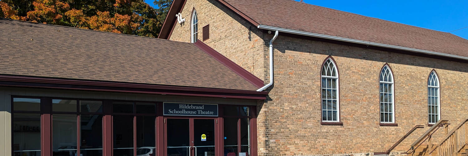 Hildebrand Schoolhouse Theatre St. Jacobs outside view