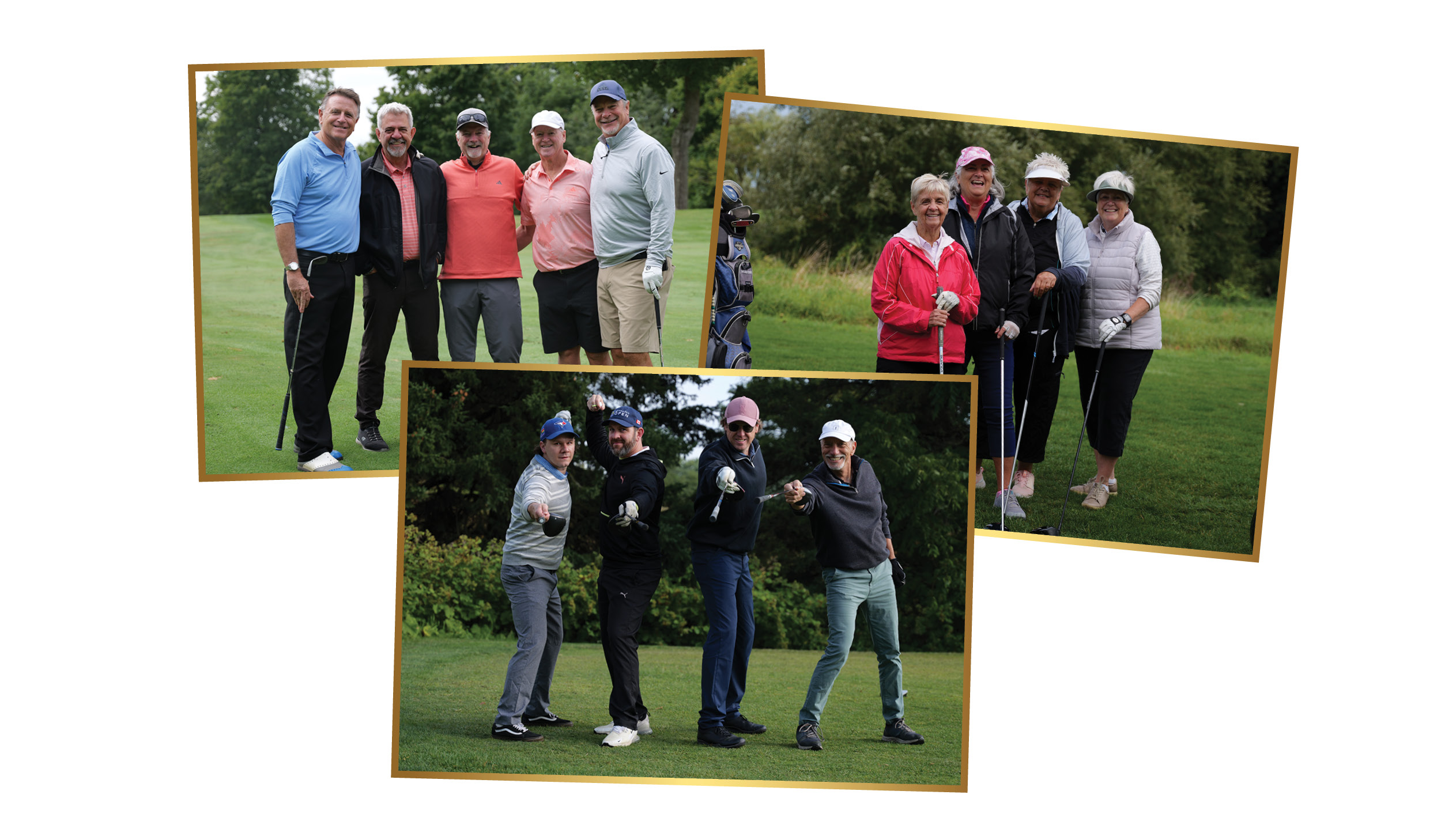 Golfers enjoying the game